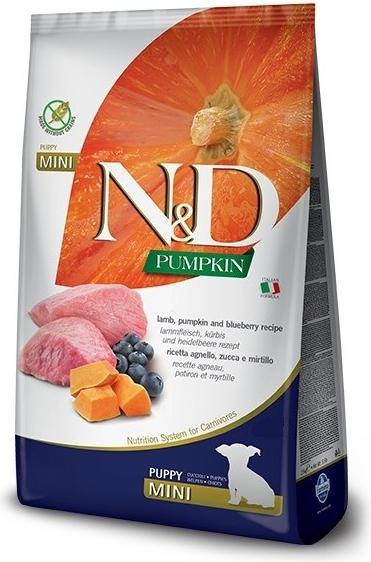 Produktbild Farmina N&D Gf Pumpkin Dog Lamb&Blueberry Puppy Mini 7kg (Junior, 1 Stk., 7000 g)