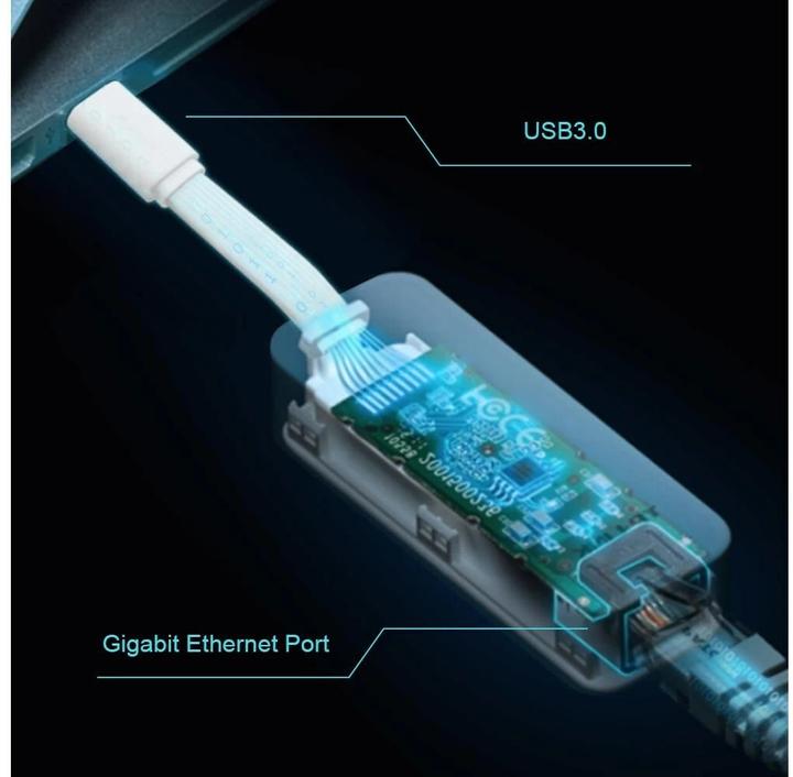 Actual product image TP-Link UE300C (USB, RJ45 (1x))