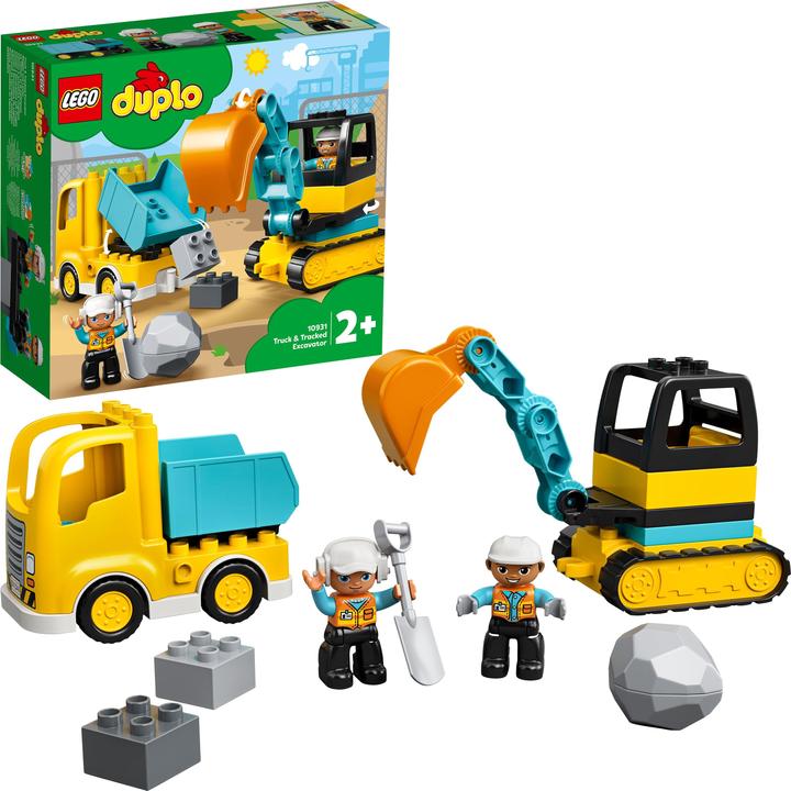 Actual product image LEGO DUPLO excavators and trucks (10931)