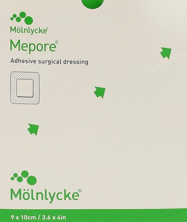 Actual product image Mepore Wundverband 10x9cm Wundkissen 6x5cm (50 x)