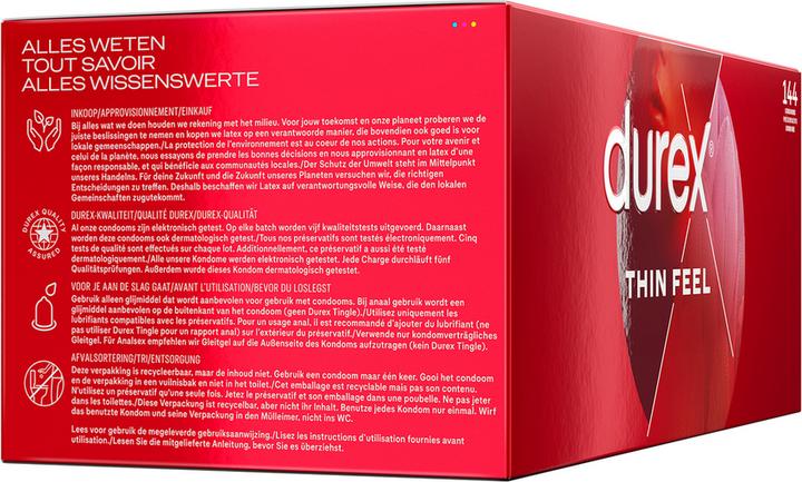 Actual product image Durex Condoms Thin Feel - 144st (144 pcs.)