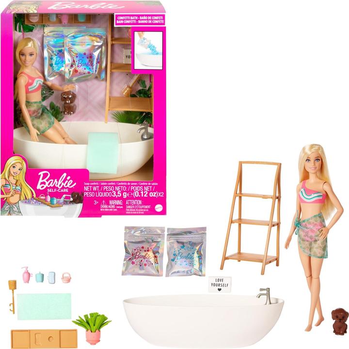Actual product image Barbie Wellness Konfettibad Spielset