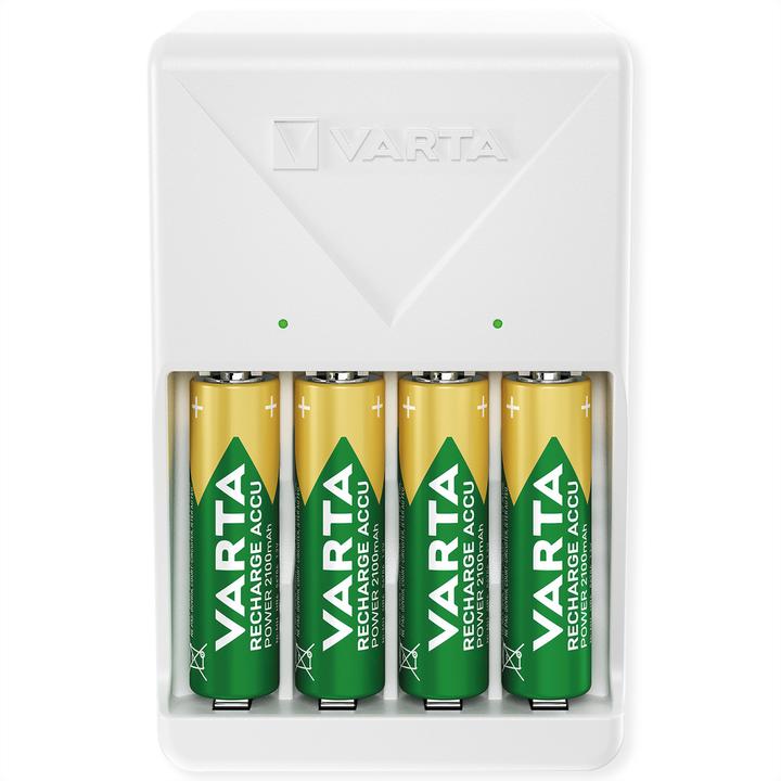 Immagine prodotto Varta Caricabatterie a spina (1 pz., AA, 1600 mAh, Batteria + Caricabatterie)