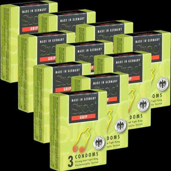 Produktbild Sico Grip 30er Pack Kondome mit sicherem Rollrand (30 Stk.)