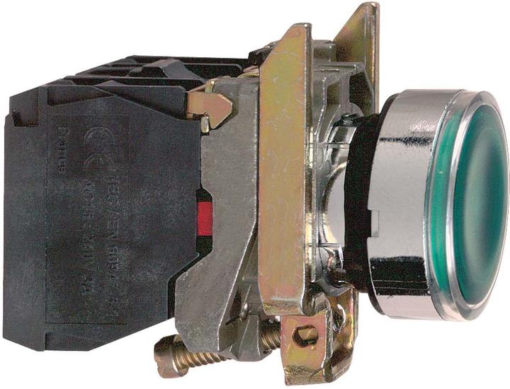 Schneider Electric Pulsante illuminato 1NC 1S verde
