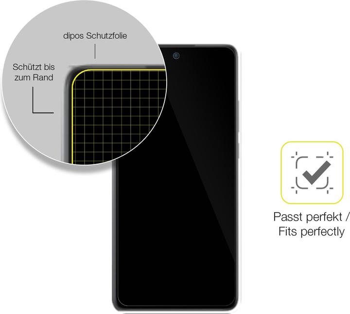 Immagine prodotto Dipos 3D Full-Cover Pellicola Protettiva (1 Pezzo/i, Oneplus Nord CE 4)