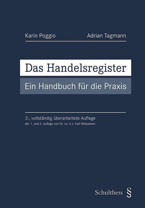 Produktbild Das Handelsregister (Deutsch, Adrian Tagmann, Karin Poggio, 2024)