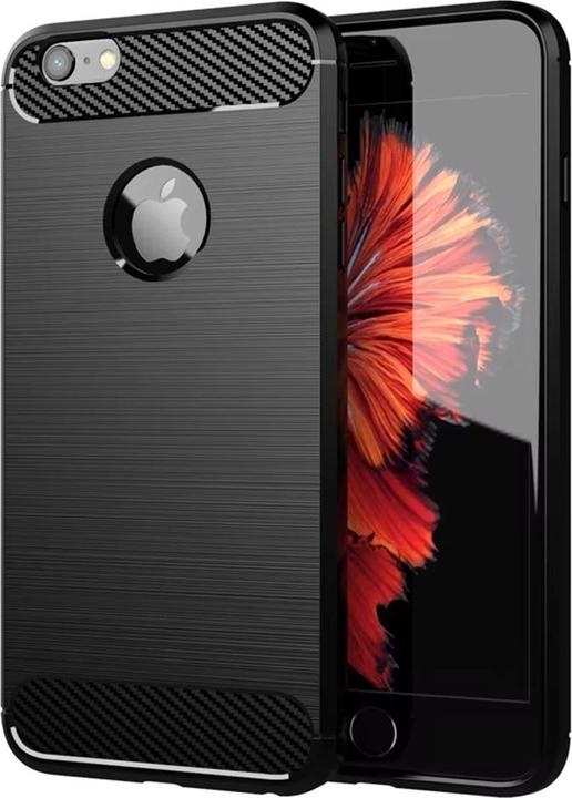 Produktbild Techsuit - Carbon Silicone - iPhone 6 Plus / iPhone 6s Plus - Black (Apple iPhone 6 Plus)
