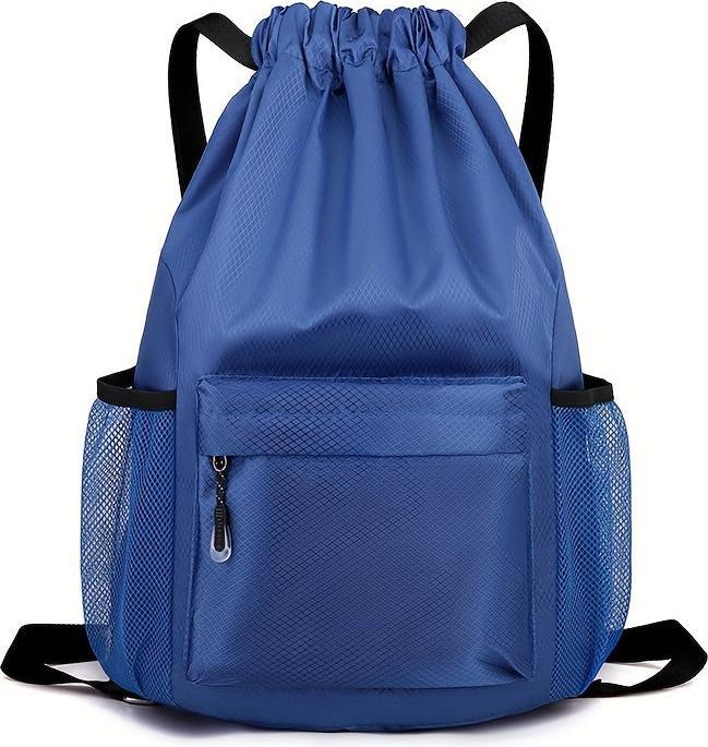 Only-Bags.Store Drawstring training backpack, large capacity sports gym bag, waterproof travel daypack