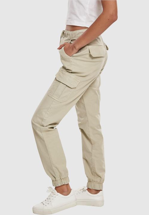 Actual product image Urban Classics Ladies High Waist Cargo Jogging Pants (XXL)