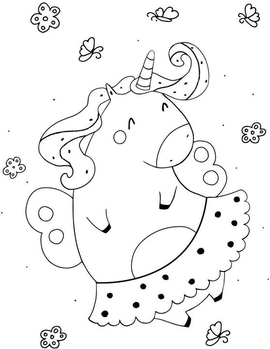 Actual product image My unicorns coloring block