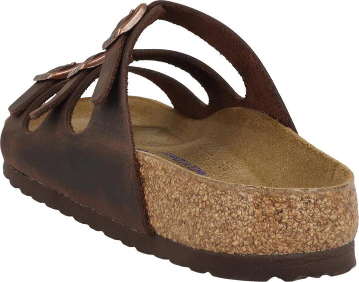 Actual product image Birkenstock Florida SFB oiled nubuck leather soft footbed normal - 66003 (42)