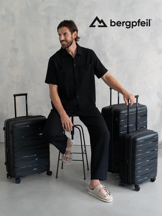 Image du produit Bergpfeil Travel Set de valises à 4 roulettes 3 pièces avec soufflet extensible (228 l, XL (à partir de 115l))