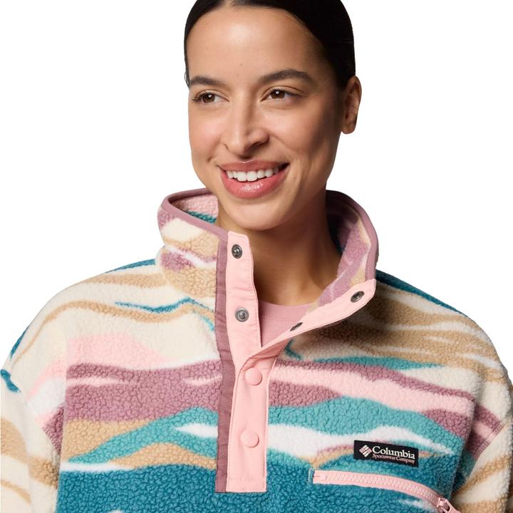 Actual product image Columbia Helvetia II Printed Cropped Half Snap (M)