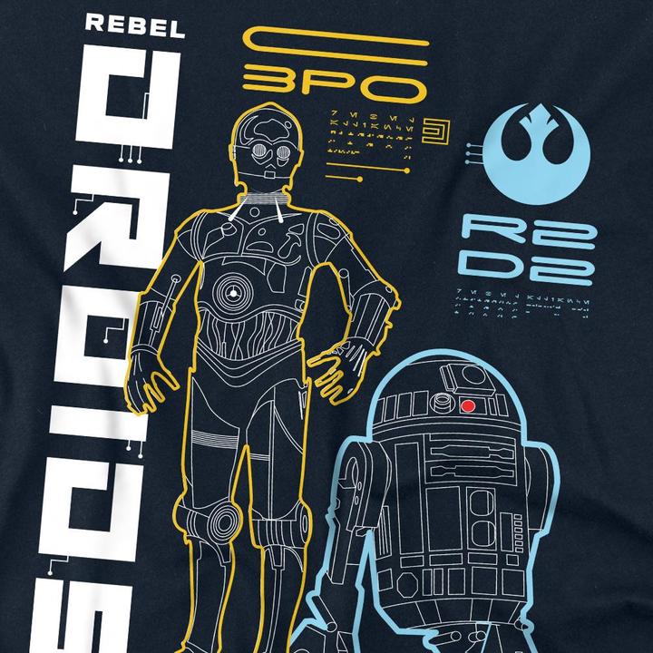 Produktbild Star Wars Rebel Droids TShirt (L)