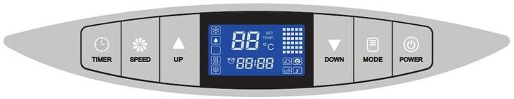 Actual product image Wood's AC Cortina 12K Smart Home (42 m², 12000 BTU/h)