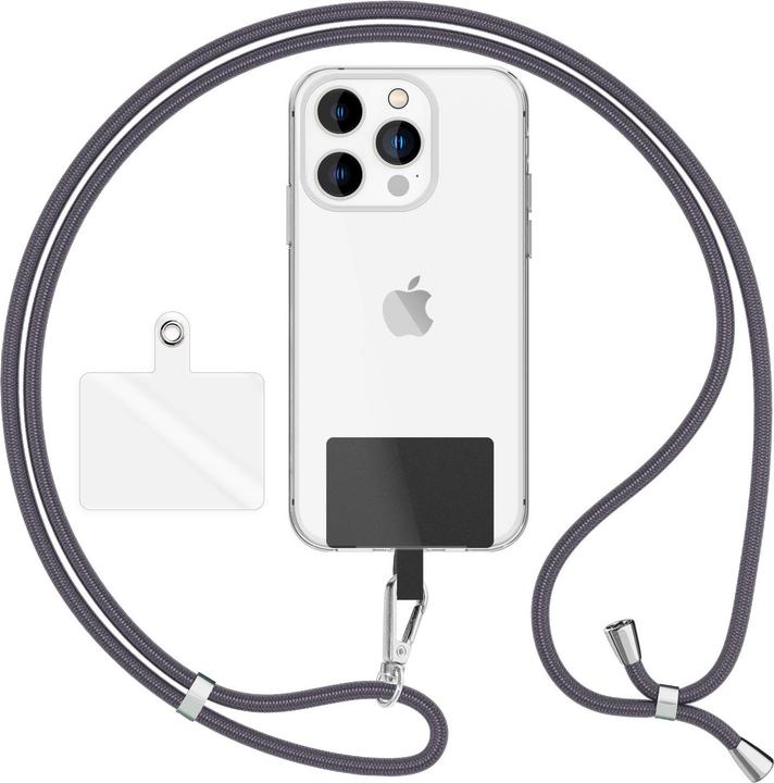 Actual product image Nalia Universal mobile phone necklace with pad