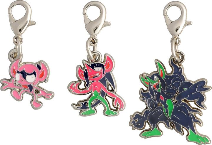 Actual product image Pokémon Pokemon Center - Impidimp, Morgrem, Grimmsnarl keyring - 3 pieces