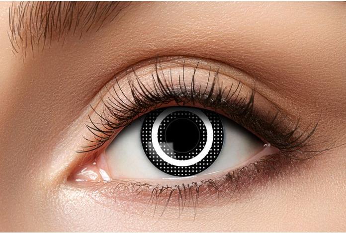 Image du produit Eyecatcher Lentilles de contact Spirale S/W (Noir, blanc)