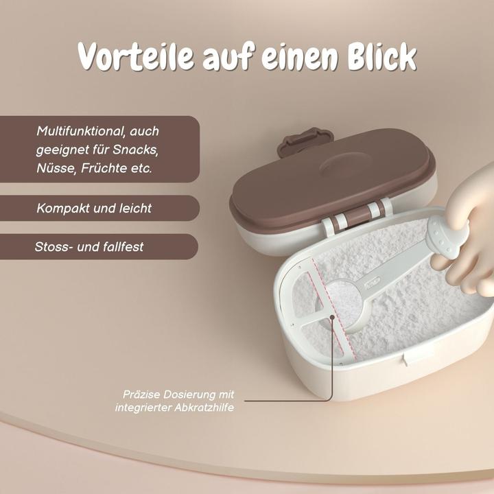 Image du produit Hermex Baby-Milchpulverbox Milchpulverspender Aufbewahrungsbox Lebensmittelbox Behälter