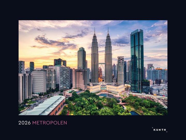 Produktbild Metropolen - Wandkalender 2026 (60 x 45 cm, Harter Einband, Deutsch)