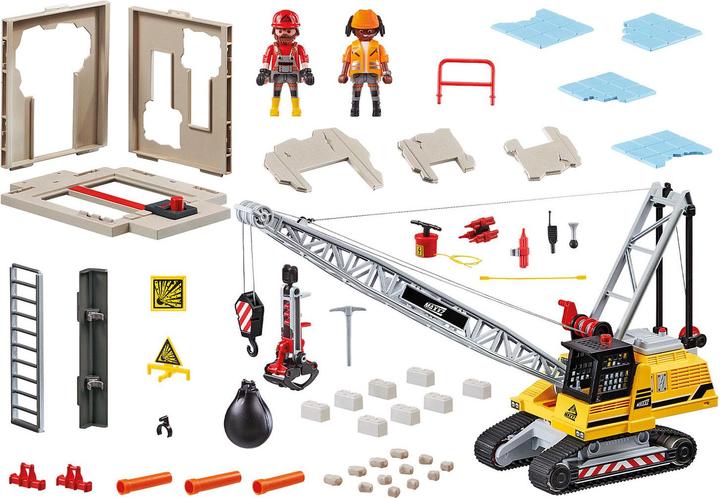 Immagine prodotto Playmobil Escavatore a cavo con componente (70442, Playmobil Città d'azione)