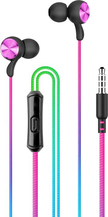 Produktbild Setty Kabelgebundene Ohrhörer SPD-J-313 Regenbogen (Kabelgebunden)