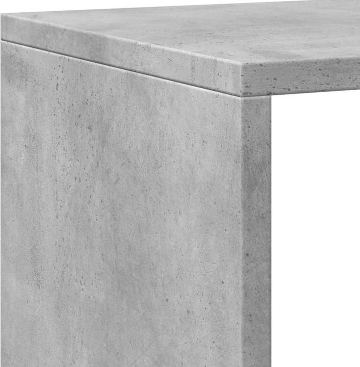 Actual product image VidaXL Bookcase Room divider Wall shelf Standing shelf Room divider Shelf Concrete grey (137.5 x 29 x 137.5 cm)