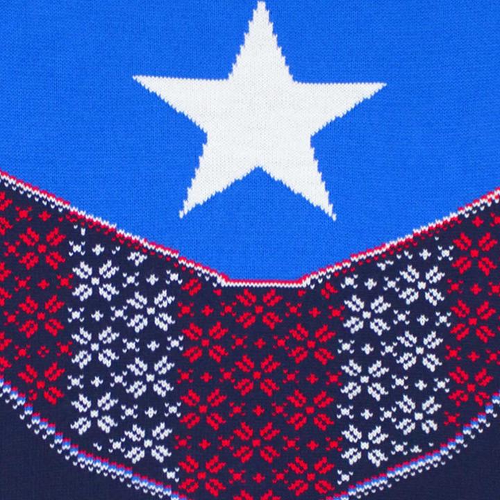 Immagine prodotto Captain America Felpa con design natalizio (XL)