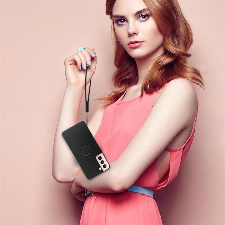 Productafbeelding Cadorabo TPU Vloeibare Ring Silicone Hoesje (Samsung Galaxy S21 5G)