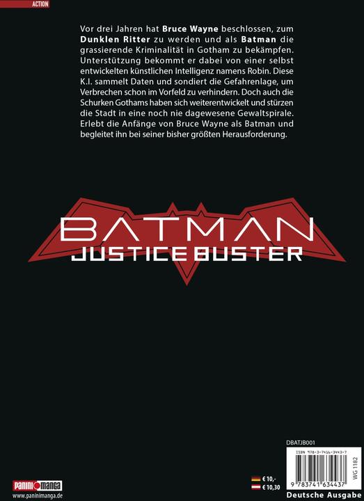 Immagine prodotto Batman Justice Buster (Manga) 01 (Tedesco, Tomohiro Shimoguchi, Eiichi Shimizu, Martin Gericke, 2023)