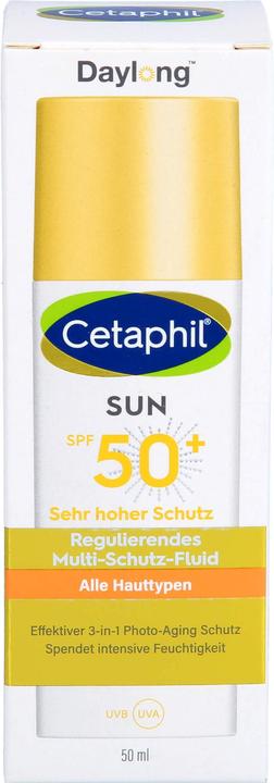 Produktbild Daylong Cetaphil sun SPF 50+ Multi-Schutz-Fluid Gesicht, 50 ml Lotion (Sonnenlotion, SPF 50+, 50 ml)