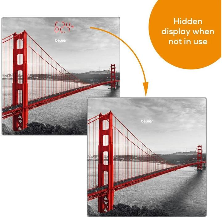 Actual product image Beurer Glass scale GS 215 San Francisco (180 kg)