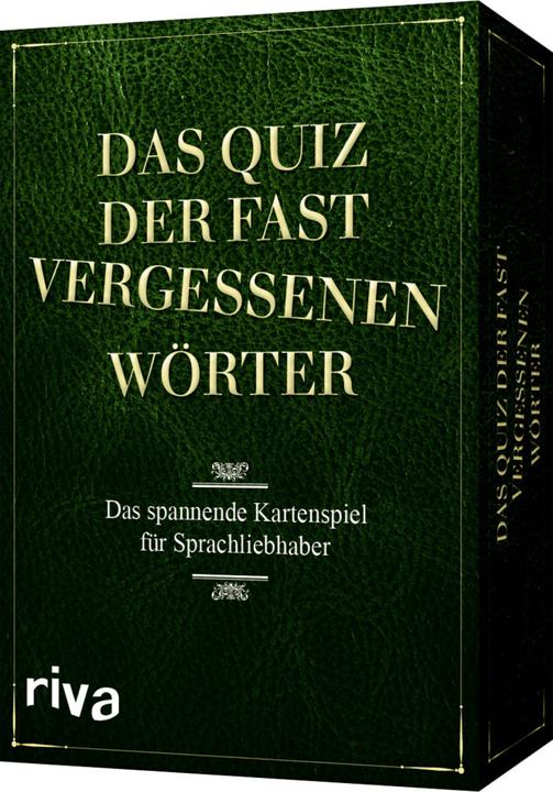 Actual product image The quiz of almost forgotten words (German)