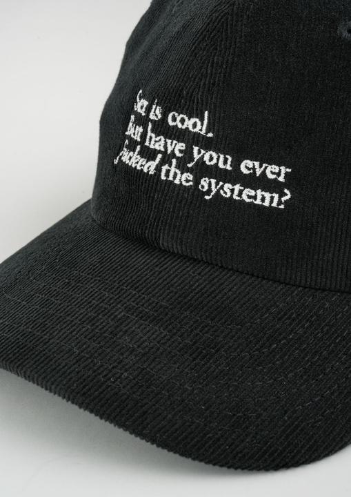 Immagine prodotto Plakativ «F the System» Corduroy Cap Black