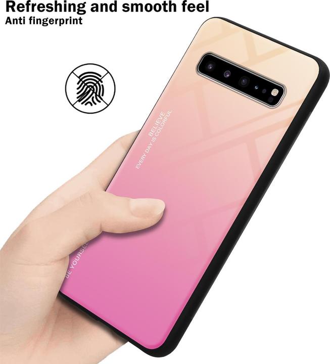 Actual product image Cadorabo TPU 2 colors glass cover (Samsung Galaxy S10 5G)