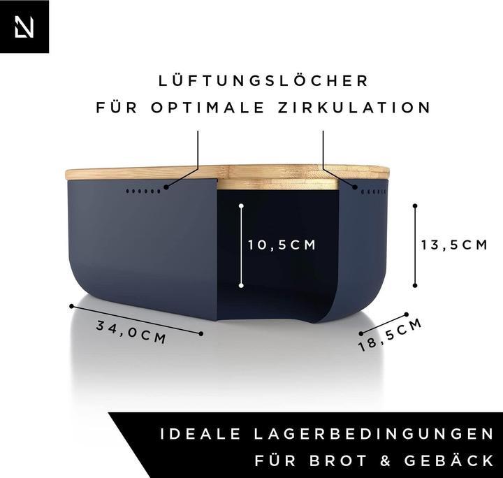 Produktbild Lars Nysøm Brotbox mit Brotsack