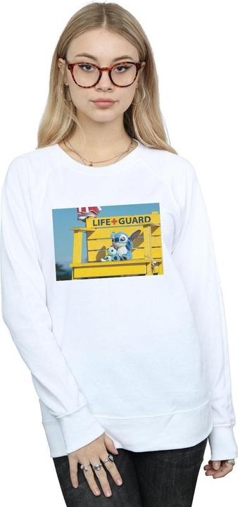 Actual product image Disney Womens/Ladies Lilo And Stitch Life Guard Sweatshirt (XXL)