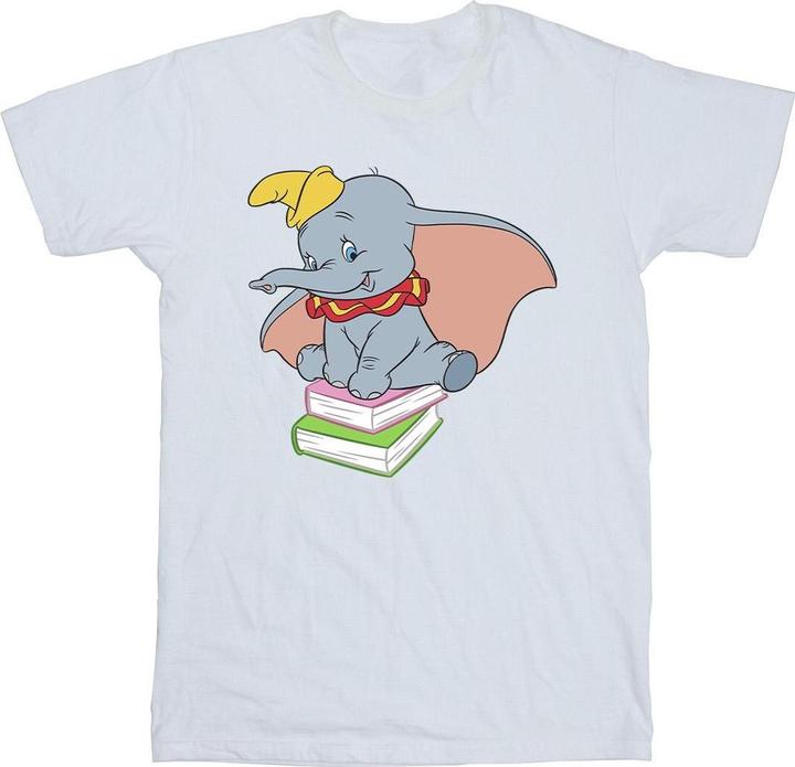 Immagine prodotto Disney Dumbo Sitting On Books Maglietta Uomo (3XL)