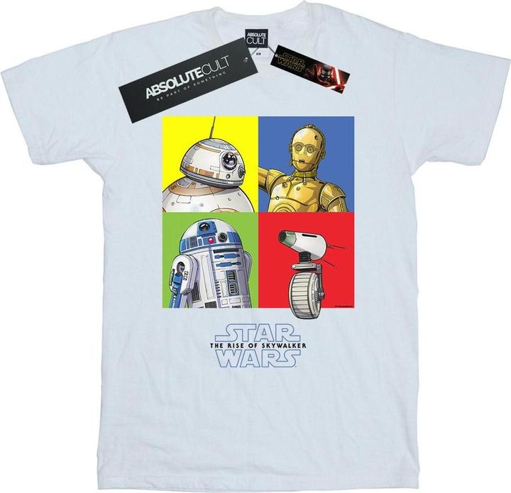 Immagine prodotto Star Wars The Rise Of Skywalker Droid Squares Maglietta Uomo (L)