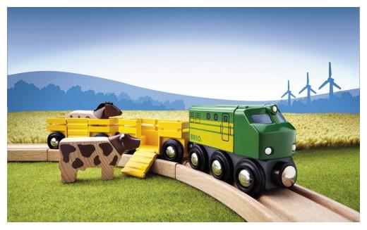 Actual product image Brio Farm Train