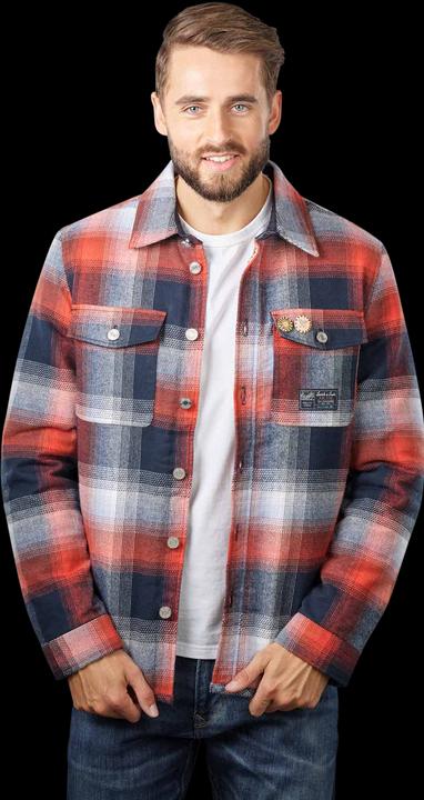 Produktbild Scotch & Soda Teddy Lined Checked Overshirt Blue/Mix (S)