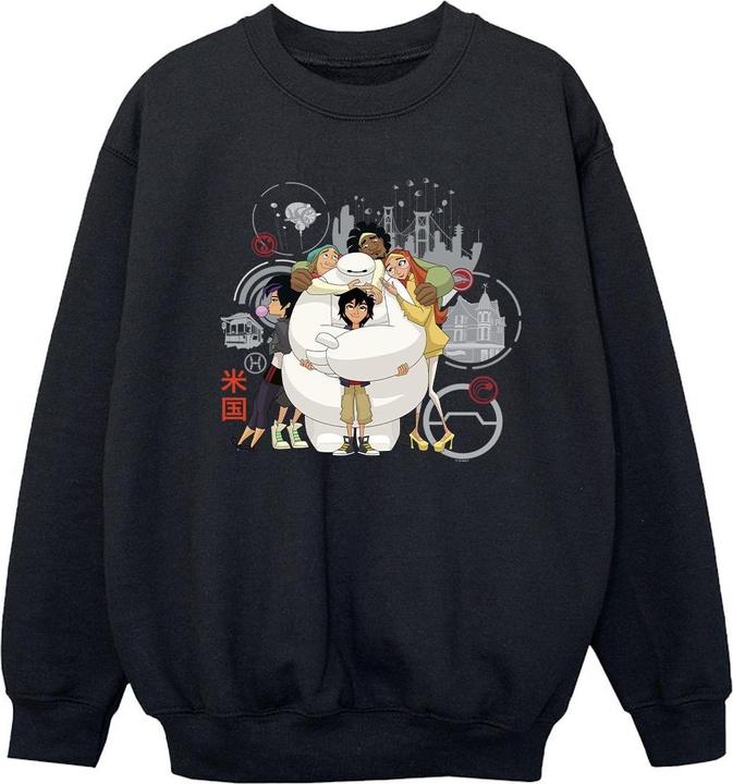 Produktbild Disney Big Hero 6 Baymax Group Hug Sweatshirt Mädchen (140, 146)
