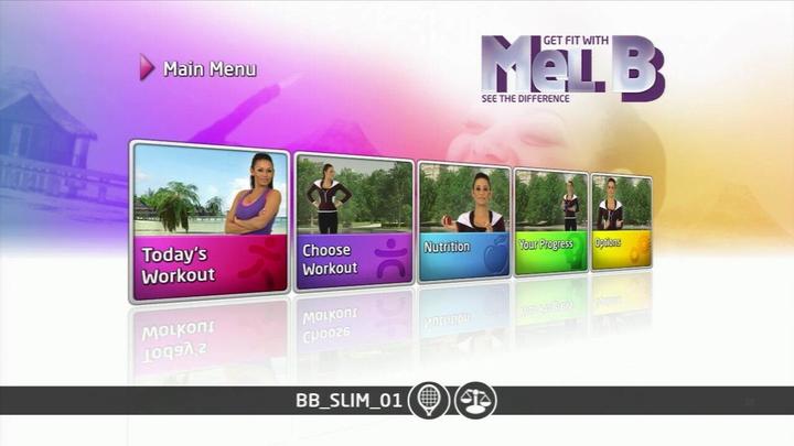 Actual product image Midway Get Fit with Mel B, Wii -F- (Wii)