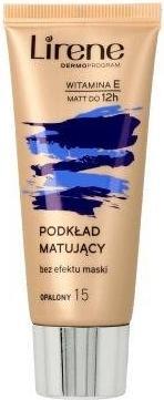 Lirene Nature Matte Mattifying Fluid For Face 15 Tanned 30Ml