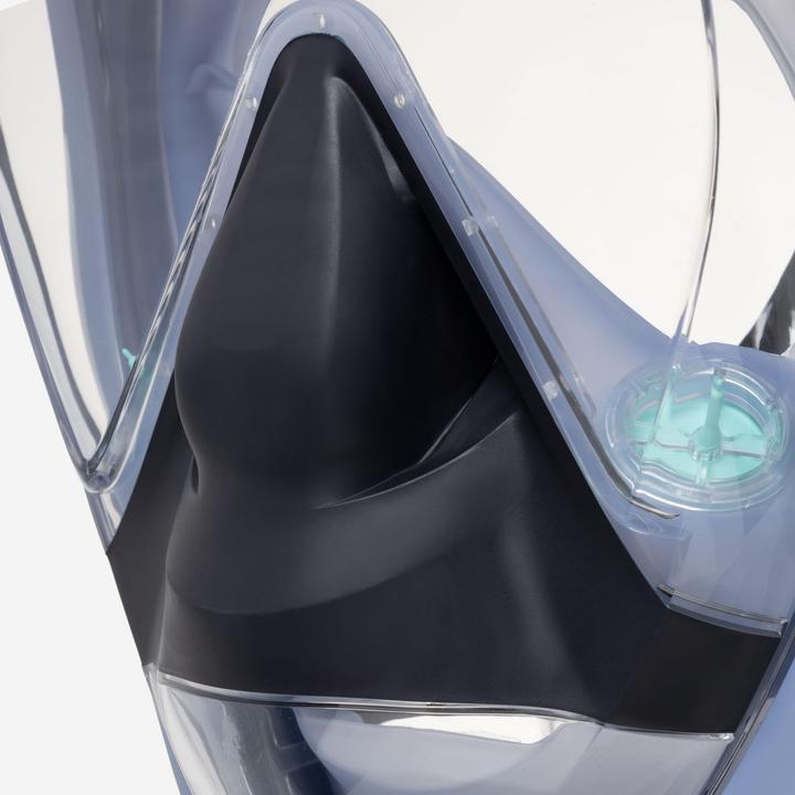 Actual product image Subea Schnorchelmaske Easybreath Damen/Herren Tauchmaske 900 blaugrau