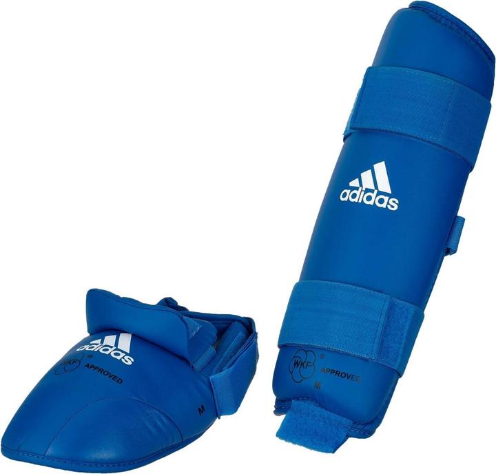 Actual product image adidas Shin & Instep guard WKF approved blue, 661.35 (38, 39)