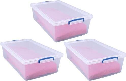 Actual product image Really Useful Box Archive box 43 L Transparent plastic 440 mm x 230 mm (44 x 69.5 x 23 cm, 43 l)