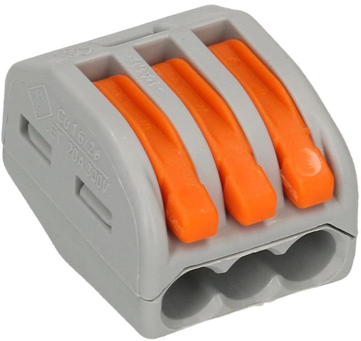 Image du produit Wago Terminal de connexion COMPACT 3-fold