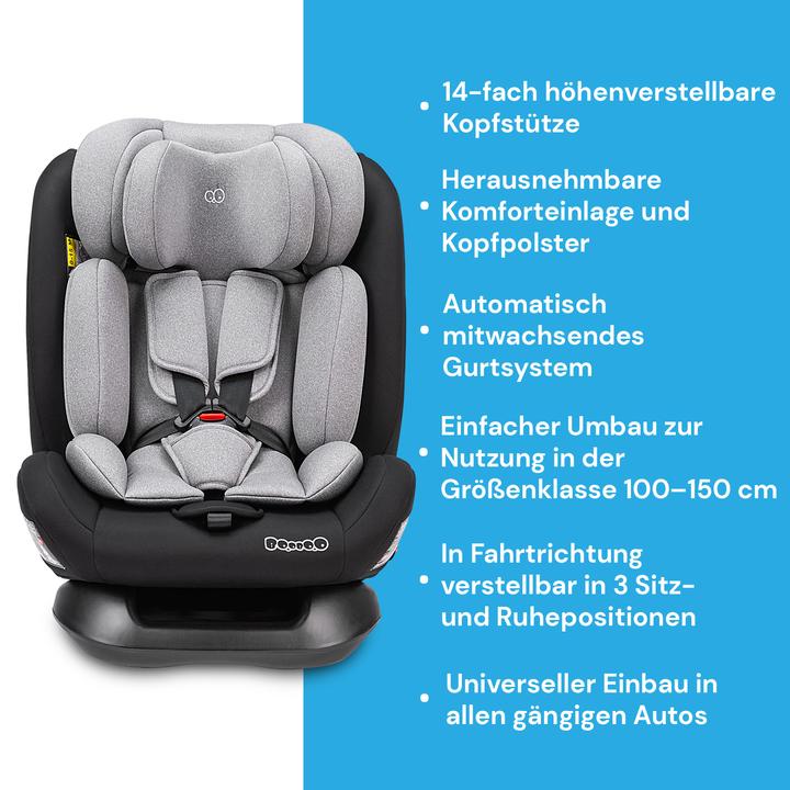 Immagine prodotto Booboo Sicurezza Londra senza Isofix (Reboarder, ECE R129/i-Size Standard)